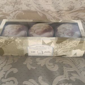 SET OF 3 CHERUB CANDLES SET